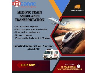 Medivic Air And Train Ambulance Provides Long-Distance Transportation Of Your Loved Ones In Patna