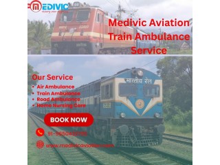Medivic Aviation Train Ambulance in Guwahati Is Always Ready To Transport Patients