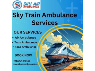 Choose Sky Train Ambulance Services in Patna to transport your critical loved ones immediately