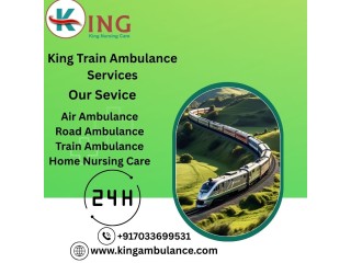 King Train Ambulance Services in Darbhanga is used to transfer patients