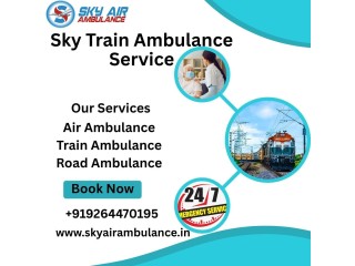 Use Sky Train Ambulance Service with Hi-Tech Medical Facilities in Dibrugarh