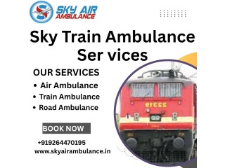 Hire Sky Train Ambulance Services in Kolkata at affordable prices