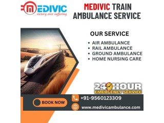Select Medivic Train Ambulance Service in Indore for Risk-Free and Quick Transfer