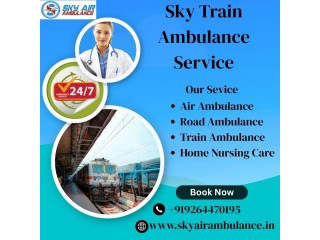 Choose Sky Train Ambulance Service in Raipur and transport the patient successfully at a low cost