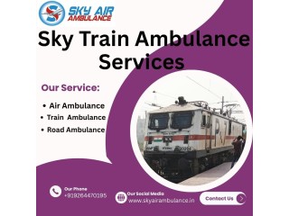 Avail Sky Train Ambulance Services in Guwahati to take care of patients in emergency situations