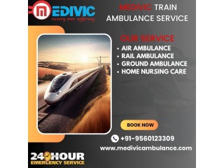 Select Medivic Train Ambulance Service in Jabalpur for Quick Transfer at a Low Cost