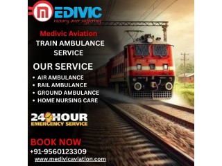 Medivic Aviation Train Ambulance in Guwahati Provides Quality Care During Travel