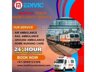 Book Medivic Train Ambulance Service 24/7 Online and Offline in Darbhanga