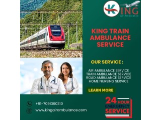 King Train Ambulance in Patna provides Sprightly care and hasty medical transport