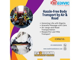 Medivic provided a 24/7 Services response in Chennai with an ambulance for dead bodies