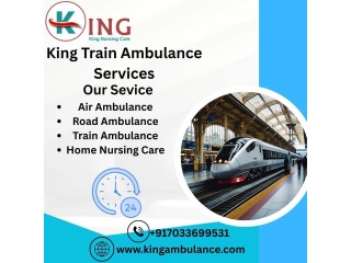 King Train Ambulance in Darbhanga transports patients with utmost ease and efficiency at all times