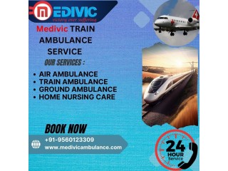 Best Reliable Medivic Train Ambulance service now available in Allahabad