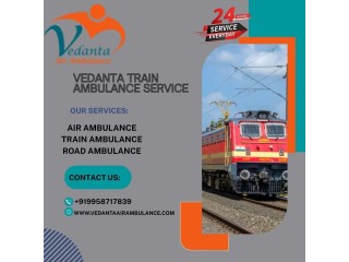 Vedanta Train Ambulance in Varanasi provides everything that patients need during their travel