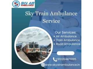 Book Sky Train Ambulance Service in Jabalpur now and transport patients quickly