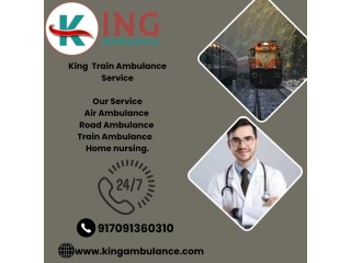 King Train Ambulance Services from Patna ensures minimum hassle and complete care