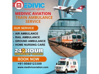 Medivic Aviation Train Ambulance in Patna Offers Skilled Medical Personnel On Board Trains
