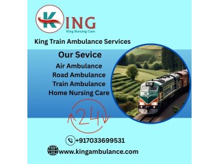 Properly manage emergency transportation in your Train Ambulance  from Gorakhpur by King