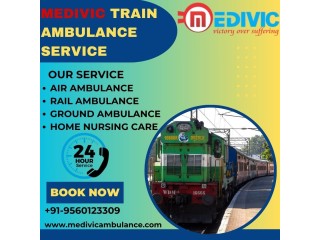 Hire Risk-Free and Secure Transfer Provide by Medivic Train Ambulance in Lucknow
