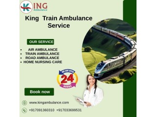 King Train Ambulance service in Nagpur provides a speedy transfer of patients to their destination.