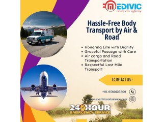 Medivic Corpse Transportation in Vellore can be arranged as per Your Necessities