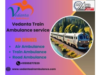 Vedanta Train Ambulance in Dibrugarh will never let you confuse a train ambulance