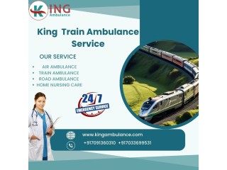 King Train Ambulance Service in Nagpur transports your patient to their destination