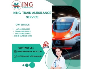King Train Ambulance Service in Bhopal transports your patient to their destination quickly.