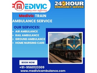 Pick Stress-Free Transport Your Patient by Medivic Train Ambulance in Siliguri