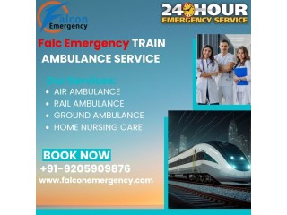 FALC begins transit in a train ambulance in Delhi, just after the information is received