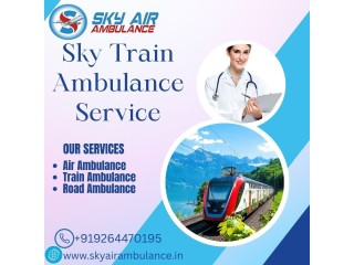 Choose Sky Train Ambulance Service in Delhi to transport your loved ones
