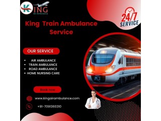 King Train Ambulance in Patna- Experience a Relaxing Journey to Your Source Destination