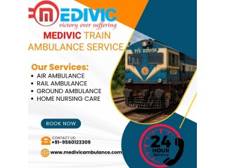 Secure and Acute Transfer Provide by  Medivic Train Ambulance Service in Dibrugarh