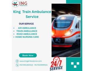 King Train Ambulance Service in Nagpur transports your patient to their destination