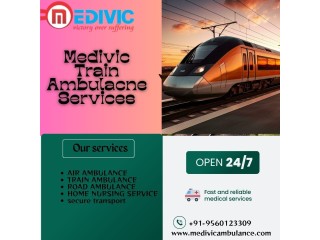 Medivic Train Ambulance in Patna Helps You Transport Patients in Any Situation
