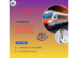 Through King Train Ambulance Service, your patient is provided a life-saving transfer