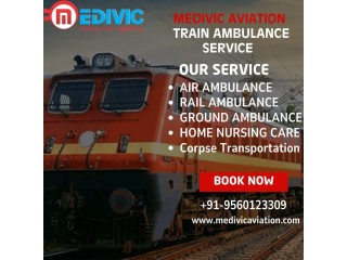 Medivic Aviation Offers a Train Ambulance Service in Bangalore to Transport Critical Cases
