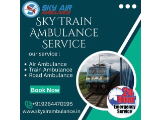 Choose Sky Train Ambulance Service in Jabalpur for Fastest Transfer