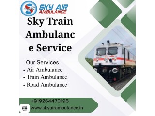 Avail Sky Train Ambulance Service in Raipur with Experienced Medical Team