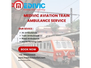 Medivic Aviation Train Ambulance from Ranchi- Helpful in Shifting Patients with Care