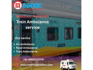 Medivic Aviation Kolkata Provides Comfortable Transportation in Train Ambulance for Sick Patients