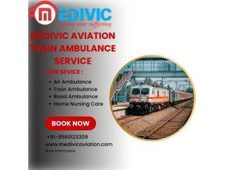 Medivic Aviation Train Ambulance in Patna Ensures Continuous Care throughout the Journey