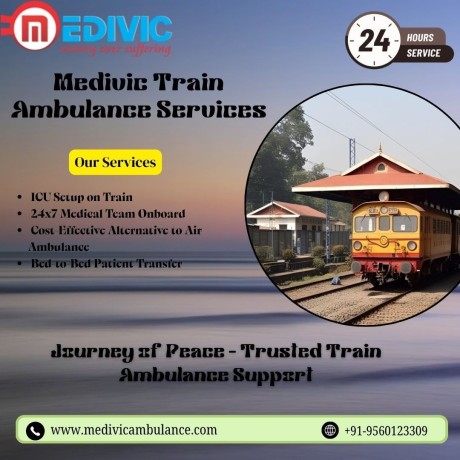 medivic-train-ambulance-in-patnashifting-patients-without-causing-stress-or-unevenness-big-0
