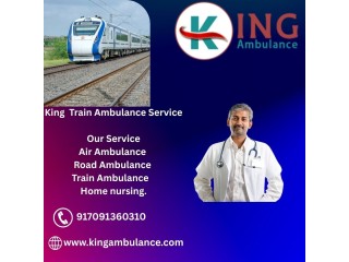 King Train Ambulance Service In Bangalore transfers patients from one place to another