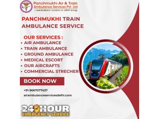 Book Panchmukhi Train Ambulance Service in Ranchi to Reliable and Acute Transfer