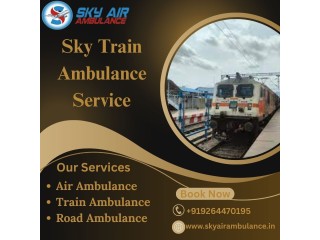 Select Sky Train Ambulance Service with High-Tech Medical Setup in Delhi