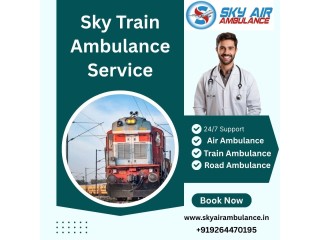 Avail Sky Train Ambulance service in Indore with the help of a doctor