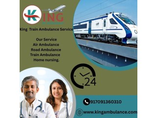 King provides assistance during sensitive inter-city transport in Kolkata with its Train Ambulance