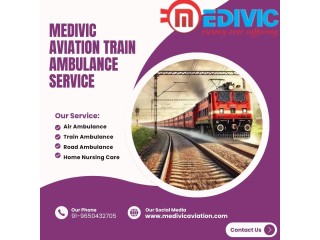 Medivic Aviation Train Ambulance in Patna Provides Medical Personnel to Transport Patients