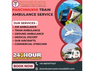 Pick Panchmukhi Train Ambulance Service in Kolkata to Transfer Your Ill Patient at a Low Fee