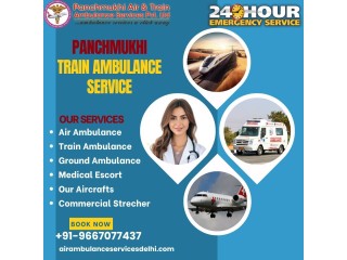 Panchmukhi Train Ambulance Service in Lucknow Supply a Top-Level Patient Transfer Facility